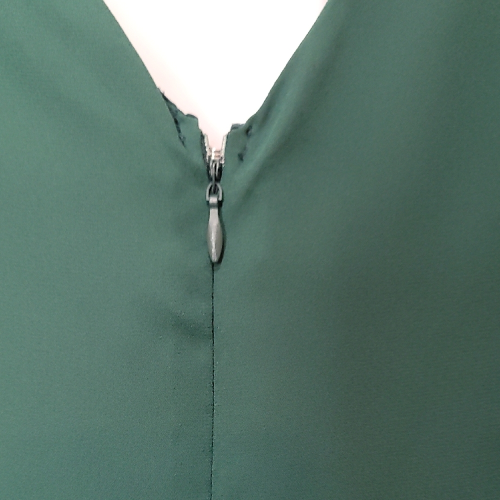 SHEIN Green Mini Sundress with Ruffled Flutter Sleeves - Picture 11 of 12